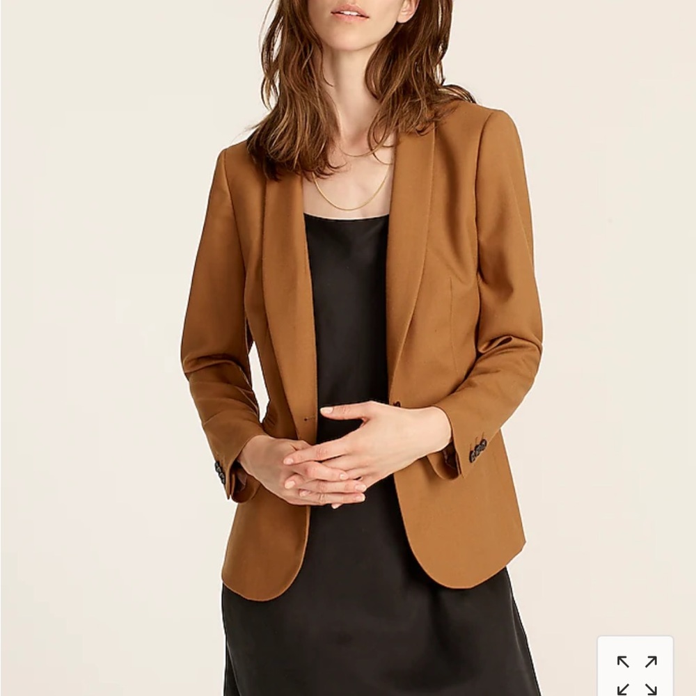 J. Crew Parke Blazer in Heather Camel